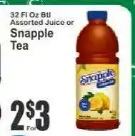 Key Food Snapple Tea offer