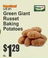 Key Food Green Giant Russet Baking Potatoes offer