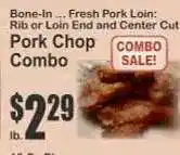 Key Food Pork Chop Combo offer