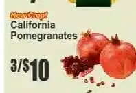 Key Food California Pomegranates offer