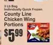 Key Food County Line Chicken Wing Portions offer