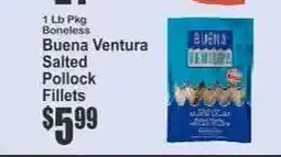 Key Food Buena Ventura Salted Pollock Fillets offer