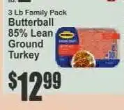 Key Food Butterball 85% Lean Ground Turkey offer