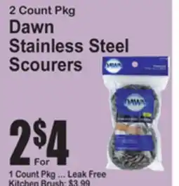 SuperFresh Dawn Stainless Steel Scourers offer