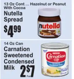 SuperFresh Nutella Spread, Carnation Sweetened Condensed Milk offer