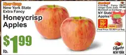 SuperFresh New Crop New York State Extra Fancy Honeycrisp Apples offer