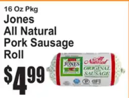 SuperFresh Jones All Natural Pork Sausage Roll offer