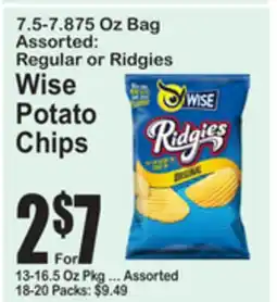SuperFresh Wise Potato Chips offer