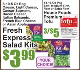 SuperFresh Fresh Express Salad Kits offer