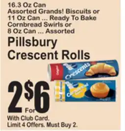 SuperFresh Pillsbury Crescent Rolls offer