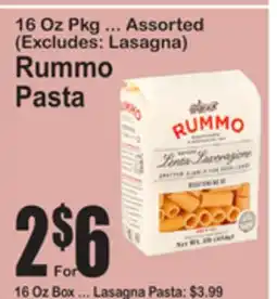SuperFresh Rummo Pasta offer