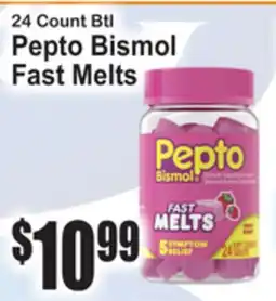 SuperFresh Pepto Bismol Fast Melts offer