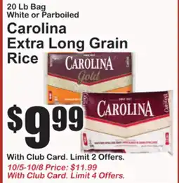SuperFresh Carolina Extra Long Grain Rice offer