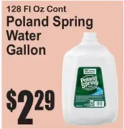 SuperFresh Poland Spring Water Gallon offer