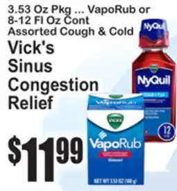 SuperFresh Vick's Sinus Congestion Relief offer
