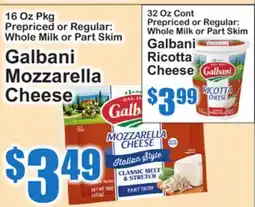 SuperFresh Galbani Mozzarella Cheese | Galbani Ricotta Cheese offer