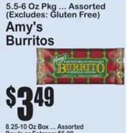 SuperFresh Amy's Burritos offer
