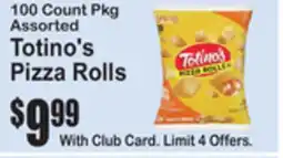 SuperFresh Totino's Pizza Rolls offer