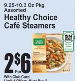 SuperFresh Healthy Choice Café Steamers offer