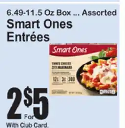 SuperFresh Smart Ones Entrées offer
