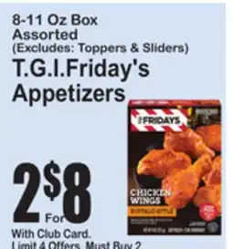 SuperFresh T.G.I.Friday's Appetizers offer