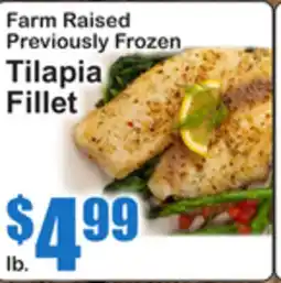 SuperFresh Farm Raised Previously Frozen Tilapia Fillet offer