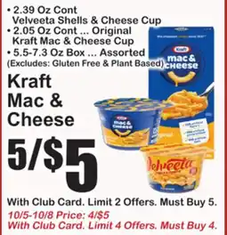 SuperFresh Kraft Mac & Cheese offer