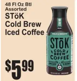 SuperFresh 48 Fl Oz Btl Assorted STÖK Cold Brew Iced Coffee offer