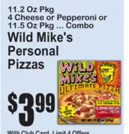 SuperFresh Wild Mike's Personal Pizzas offer