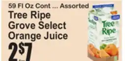 SuperFresh Tree Ripe Grove Select Orange Juice offer