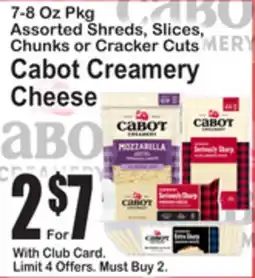 SuperFresh Cabot Creamery Cheese offer