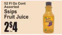 SuperFresh Ssips Fruit Juice offer
