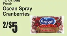 SuperFresh Ocean Spray Cranberries offer
