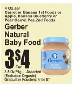 SuperFresh Gerber Natural Baby Food offer