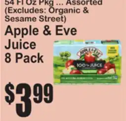 SuperFresh Apple & Eve Juice offer