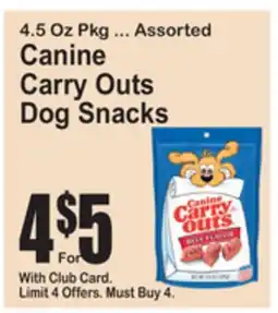 SuperFresh Canine Carry Outs Dog Snacks offer