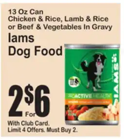 SuperFresh Iams Dog Food offer