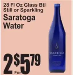 SuperFresh Saratoga Water offer