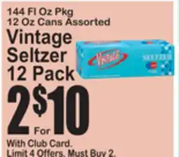 SuperFresh Vintage Seltzer offer