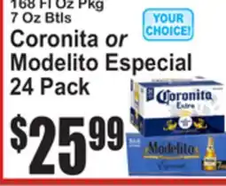 SuperFresh Coronita or Modelito Especial offer