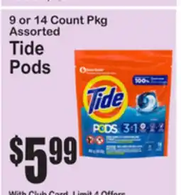 SuperFresh Tide Pods offer