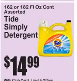 SuperFresh Tide Simply Detergent offer