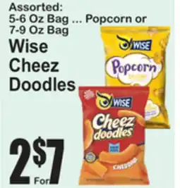 SuperFresh Wise Cheez Doodles offer
