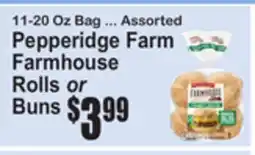 SuperFresh Pepperidge Farm Farmhouse Rolls or Buns offer