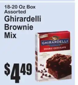 SuperFresh Ghirardelli Brownie Mix offer