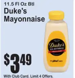 SuperFresh Duke's Mayonnaise offer