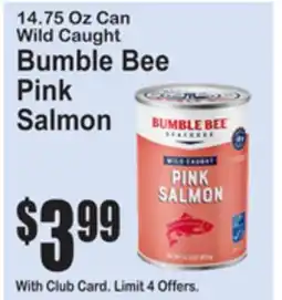 SuperFresh Bumble Bee Pink Salmon offer