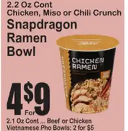 SuperFresh Snapdragon Ramen Bowl offer