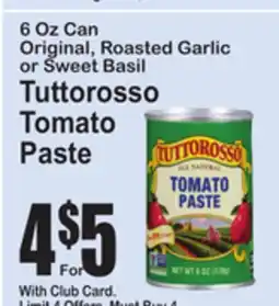 SuperFresh Tuttorosso Tomato Paste offer