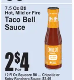 SuperFresh Taco Bell Sauce offer